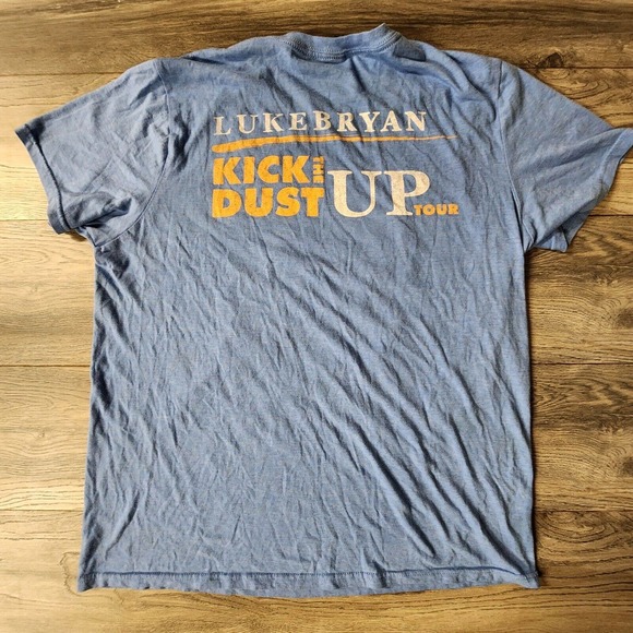 Official Luke Bryan “Kick The Dust Up” Tour Concert Country T Shirt Size XL - Picture 2 of 3